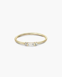 Maria 14K Yellow Gold Band Ring In White Diamond^Kendra Scott Best Sale