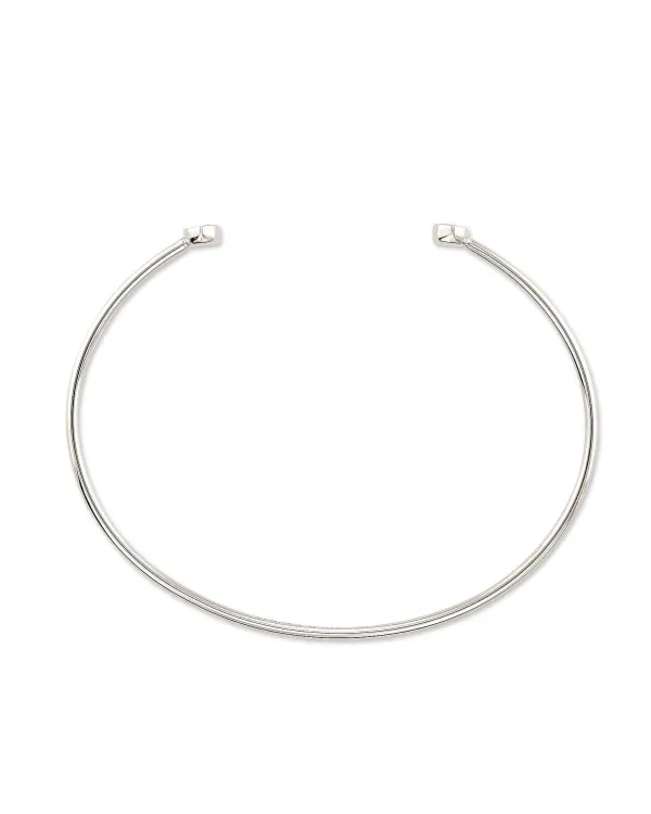 Marisa 14K White Gold Cuff Bracelet In White Diamond^Kendra Scott Flash Sale
