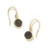 Matilda 14K Yellow Gold Drop Earrings In Black Diamond^Kendra Scott New