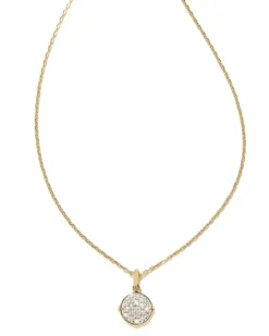 Matilda 14K Yellow Gold Pendant Necklace In White Diamond^Kendra Scott Cheap