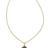 Matilda 14K Yellow Gold Pendant Necklace In Black Diamond^Kendra Scott Fashion