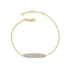 Mattie 18K Yellow Gold Vermeil Pave Delicate Bracelet In White Diamond^Kendra Scott Store