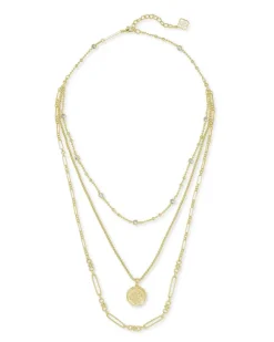 Medallion Coin Multi Strand Necklace In Gold^Kendra Scott Store