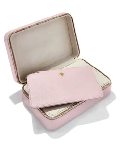 Medium Zip Jewelry Case In Blush Pink^Kendra Scott New
