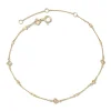 Michelle 14K Yellow Gold Delicate Bracelet In White Diamond^Kendra Scott Hot