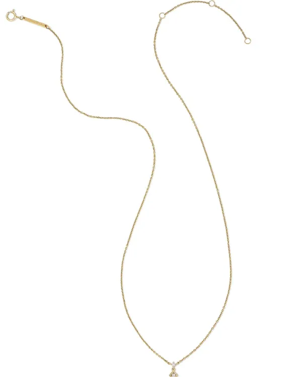 Michelle 14K Yellow Gold Diamond Accent Pendant Necklace In White Diamond^Kendra Scott Online