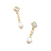 Michelle 14K Yellow Gold Drop Earrings In White Pearl^Kendra Scott Outlet