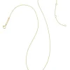 Michelle 14K Yellow Gold Pendant Necklace In White Diamond^Kendra Scott Hot