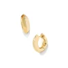 Mikki Metal Huggie Earrings In Gold^Kendra Scott Sale