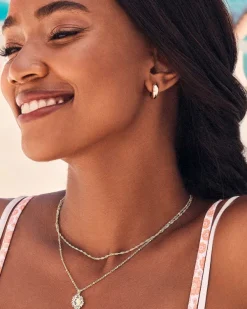 Mikki Metal Huggie Earrings In Gold^Kendra Scott Sale