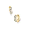 Mikki Pave Huggie Earrings In Gold^Kendra Scott Fashion