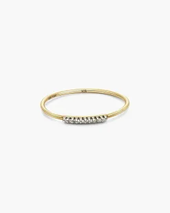 Mila 14K Yellow Gold Band Ring In White Diamond^Kendra Scott Hot