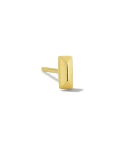 Mini Metal Bar Single Stud Earring In 18K Gold Vermeil^Kendra Scott Fashion