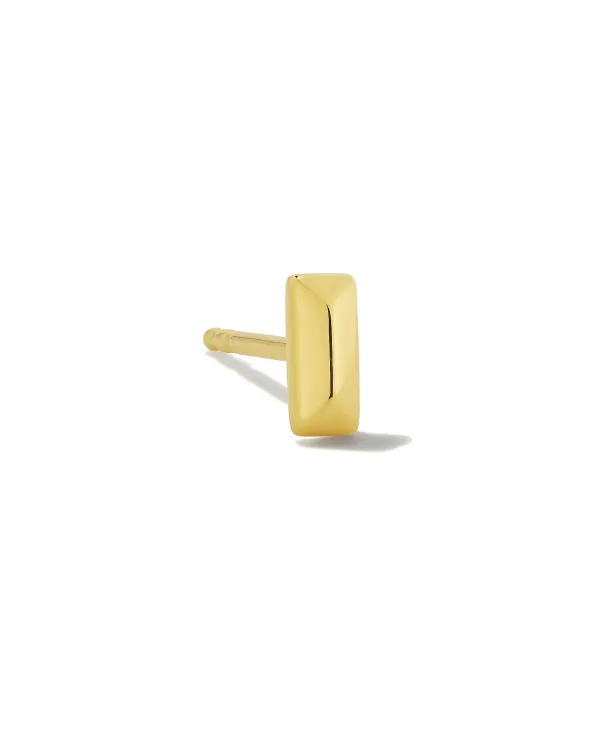 Mini Metal Bar Single Stud Earring In 18K Gold Vermeil^Kendra Scott Fashion