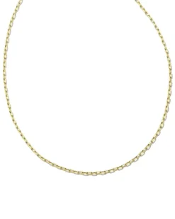 Mini Paperclip Chain Necklace In 18K Gold Vermeil^Kendra Scott Best