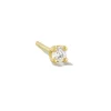 Mini Topaz 18K Gold Vermeil Single Stud Earring In White Topaz^Kendra Scott Hot