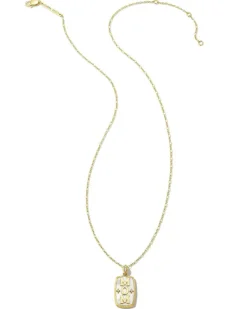 Mom 18K Gold Vermeil Stone Tag Necklace In Ivory Mother-Of-Pearl^Kendra Scott Outlet