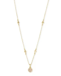 Nola Gold Pendant Necklace In Iridescent Drusy^Kendra Scott Shop