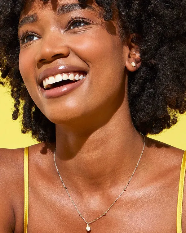 Nola Gold Pendant Necklace In Iridescent Drusy^Kendra Scott Shop