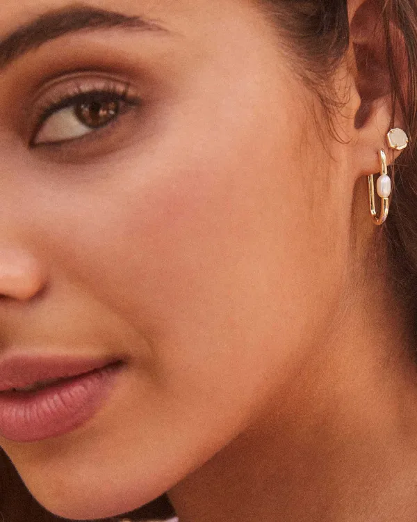 Nola Gold Stud Earrings In Iridescent Drusy^Kendra Scott Flash Sale