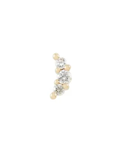Orion Mini 14K Yellow Gold Single Stud Earring In White Diamond^Kendra Scott Cheap