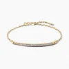 Ott 14K Yellow Gold Delicate Bracelet In White Diamond^Kendra Scott Cheap