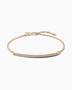 Ott 14K Yellow Gold Delicate Bracelet In White Diamond^Kendra Scott Cheap