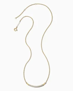 Ott 14K Yellow Gold Pendant Necklace In White Diamond^Kendra Scott Clearance