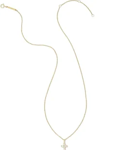 Pearl 14K Yellow Gold Cross Pendant Necklace In White Pearl^Kendra Scott Shop