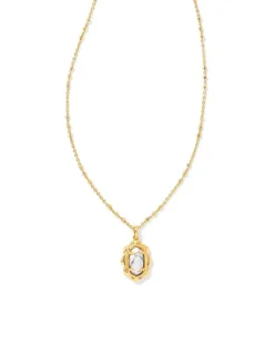 Piper Gold Pendant Necklace In White Howlite^Kendra Scott Cheap