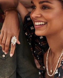 Piper Gold Pendant Necklace In White Howlite^Kendra Scott Cheap