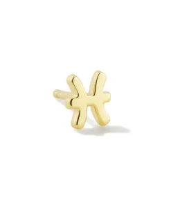 Pisces Single Stud Earring In 18K Gold Vermeil^Kendra Scott Online