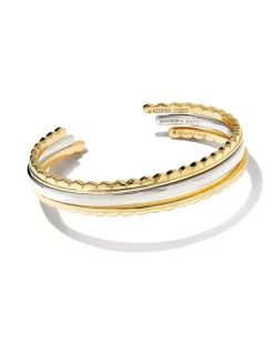 Quinn Cuff Bracelet In Mixed Metal^Kendra Scott Sale