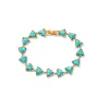 Robby Vintage Gold Link And Chain Bracelet In Variegated Turquoise Magnesite^Kendra Scott Online
