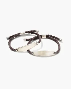 Robert Oxidized Sterling Silver Corded Bracelet In Dark Taupe^Kendra Scott Discount