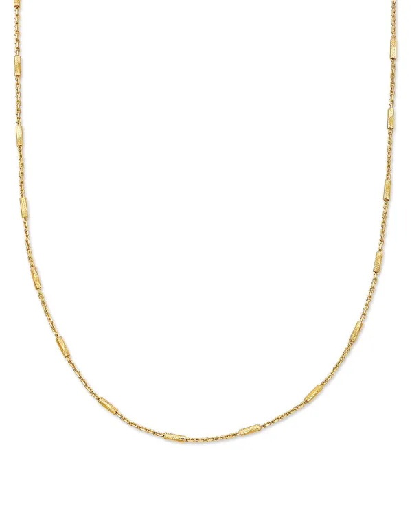 Roll Bar Chain Necklace In 18K Yellow Gold Vermeil^Kendra Scott Store