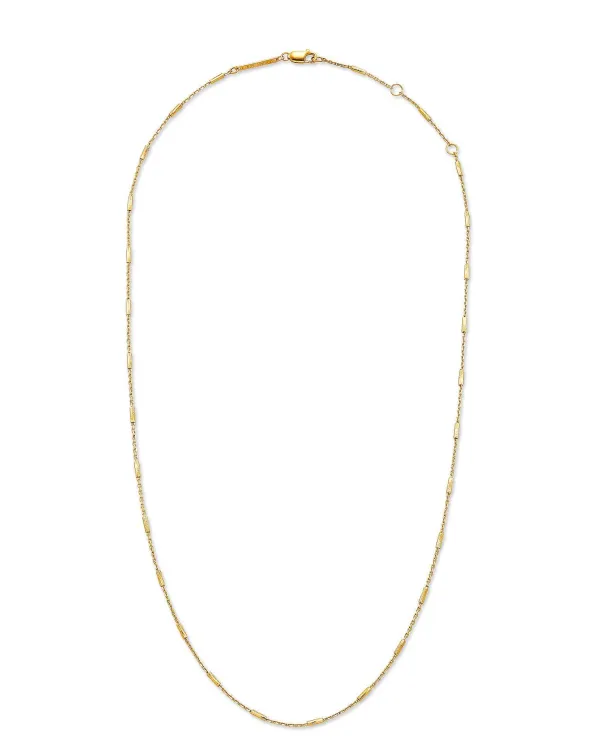 Roll Bar Chain Necklace In 18K Yellow Gold Vermeil^Kendra Scott Store