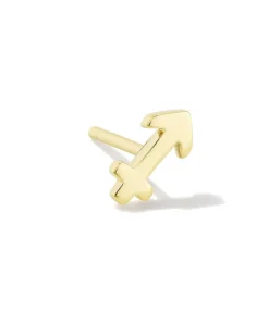 Sagittarius Single Stud Earring In 18K Gold Vermeil^Kendra Scott Cheap