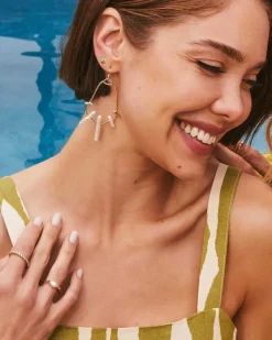 Shell Single Stud Earring In 18K Yellow Gold Vermeil^Kendra Scott Outlet