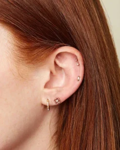Sianna Mini 14K Yellow Gold Single Stud Earring In White Diamond^Kendra Scott Hot