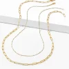 Single Satellite And Paperclip Necklace Layering Set In 18K Gold Vermeil^Kendra Scott Hot
