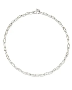 Small Paperclip Chain Anklet In Sterling Silver^Kendra Scott Outlet