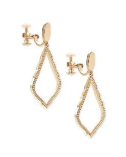 Sophia Clip On Drop Earrings In Gold^Kendra Scott Fashion