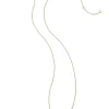 Spencer 18K Gold Vermeil Pendant Necklace In White Topaz^Kendra Scott New
