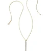 Spike 14K Yellow Gold Statement Necklace In White Diamond^Kendra Scott Cheap