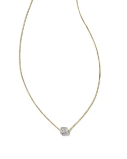 Stella 14K Yellow Gold Pendant Necklace In White Diamond^Kendra Scott Discount