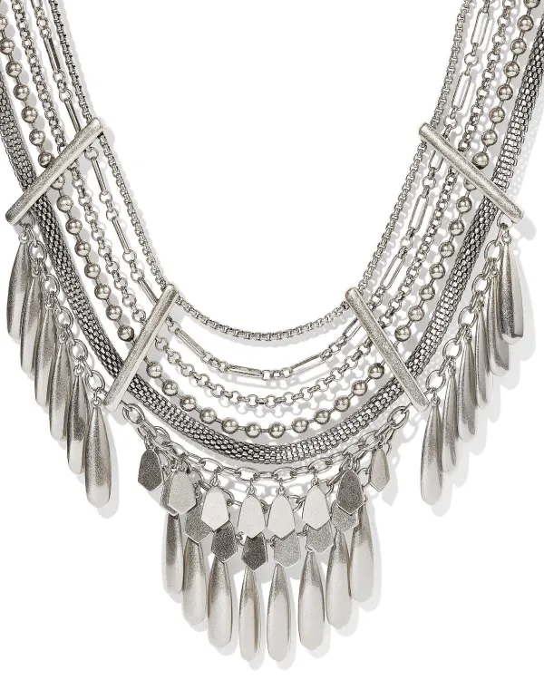Sydney Statement Necklace In Vintage Silver^Kendra Scott Shop