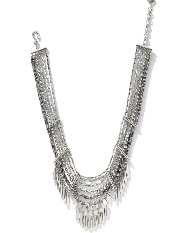 Sydney Statement Necklace In Vintage Silver^Kendra Scott Shop