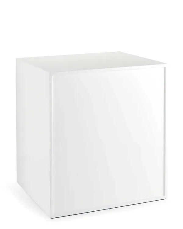 Tall Antique Brass Jewelry Box In White Lacquer^Kendra Scott Store