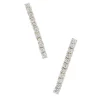 Tennis 14K Yellow Gold Linear Earrings In White Diamond^Kendra Scott Cheap